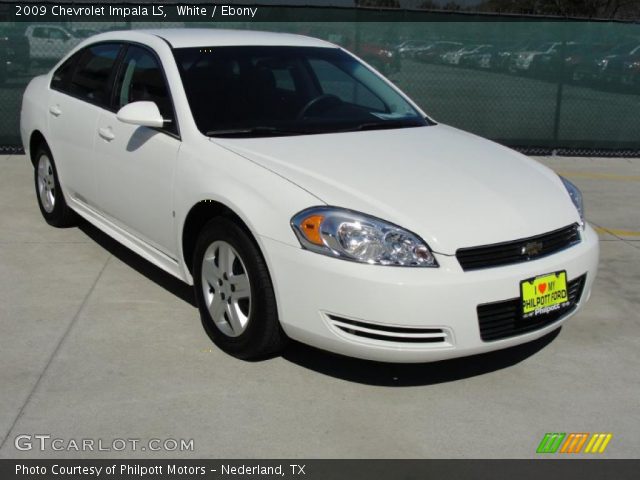 2009 Chevrolet Impala LS in White