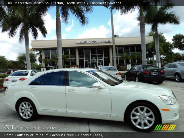 2008 Mercedes-Benz S 550 Sedan in Arctic White