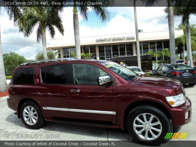 2010 Infiniti QX 56 4WD in Deep Garnet Red