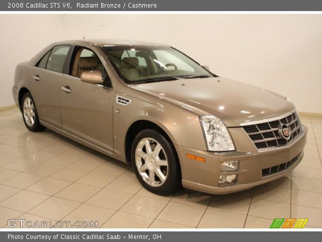 2008 Cadillac STS V6 in Radiant Bronze