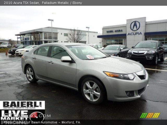 2010 Acura TSX Sedan in Palladium Metallic