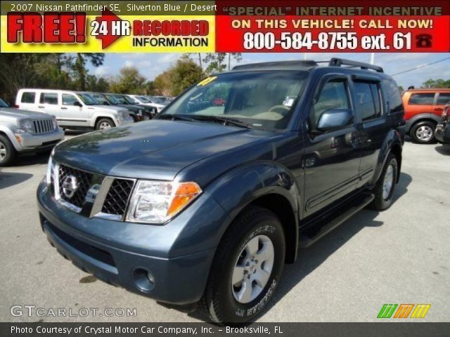 2007 Nissan Pathfinder SE in Silverton Blue