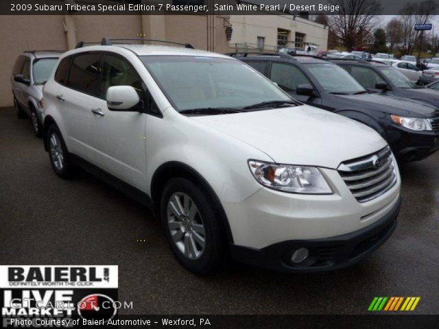 2009 Subaru Tribeca Special Edition 7 Passenger in Satin White Pearl