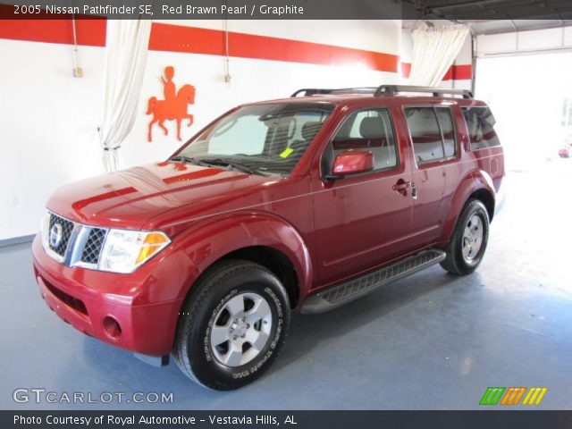 2005 Nissan Pathfinder SE in Red Brawn Pearl