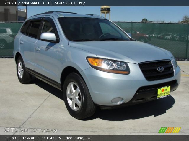 2007 Hyundai Santa Fe GLS in Silver Blue