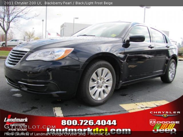 2011 Chrysler 200 LX in Blackberry Pearl