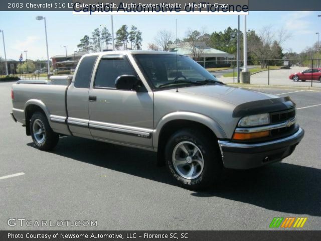 2003 Chevrolet S10 LS Extended Cab in Light Pewter Metallic