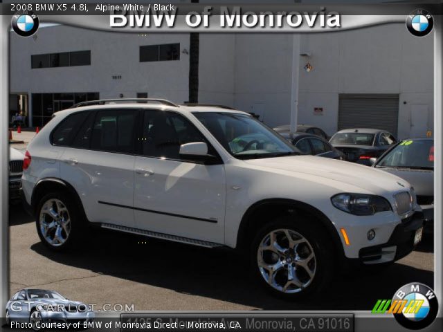 2008 BMW X5 4.8i in Alpine White