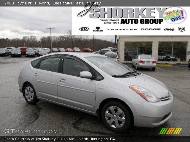 2008 Toyota Prius Hybrid in Classic Silver Metallic