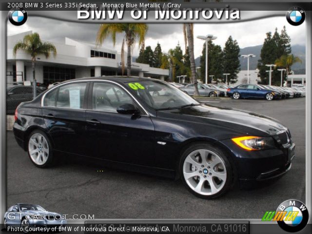 2008 BMW 3 Series 335i Sedan in Monaco Blue Metallic