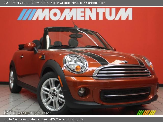 2011 Mini Cooper Convertible in Spice Orange Metallic