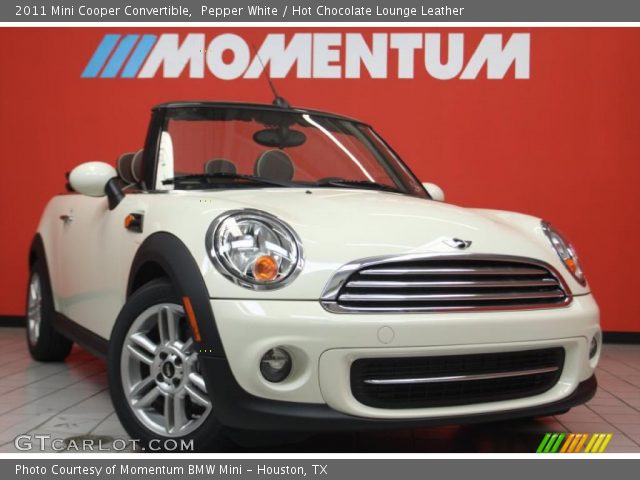 2011 Mini Cooper Convertible in Pepper White