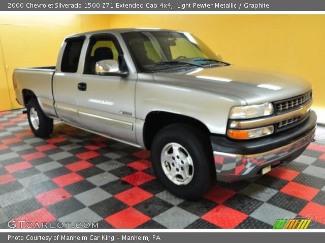 2000 Chevrolet Silverado 1500 Z71 Extended Cab 4x4 in Light Pewter Metallic