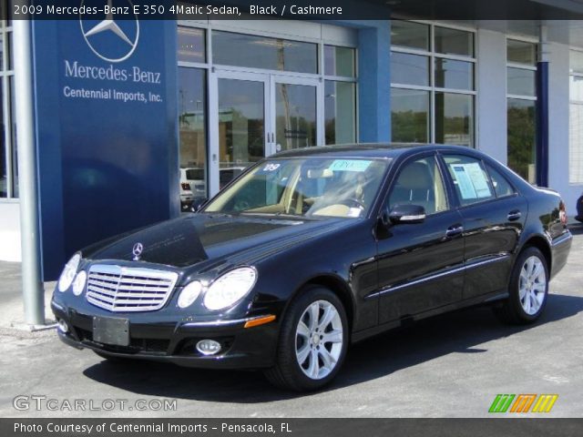 2009 Mercedes-Benz E 350 4Matic Sedan in Black