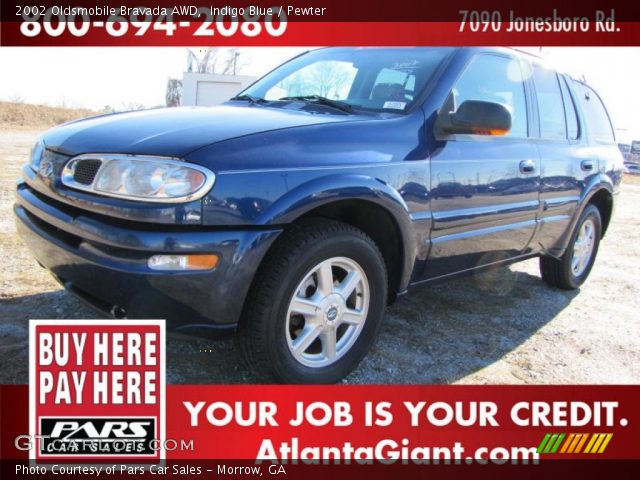 2002 Oldsmobile Bravada AWD in Indigo Blue