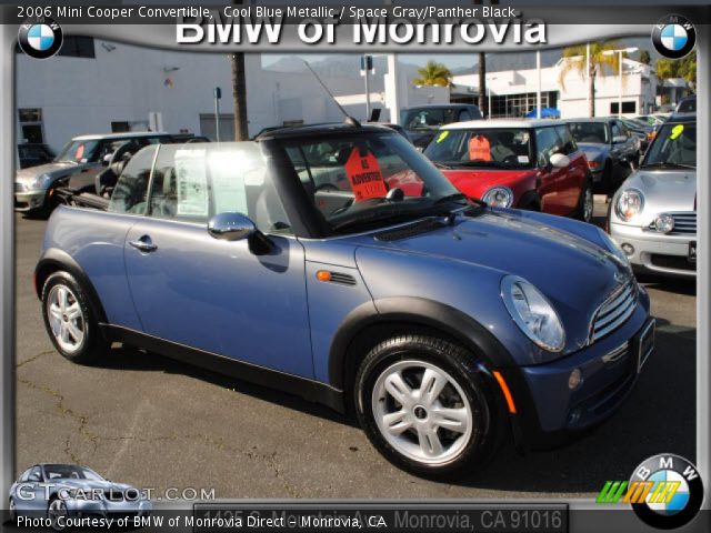 2006 Mini Cooper Convertible in Cool Blue Metallic