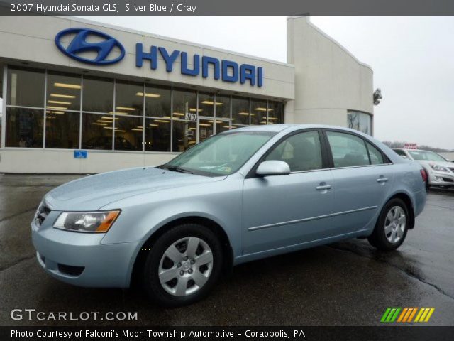 2007 Hyundai Sonata GLS in Silver Blue