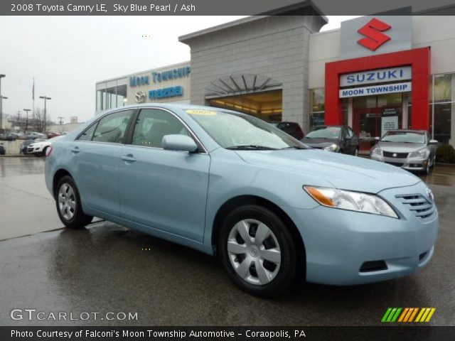 2008 Toyota Camry LE in Sky Blue Pearl