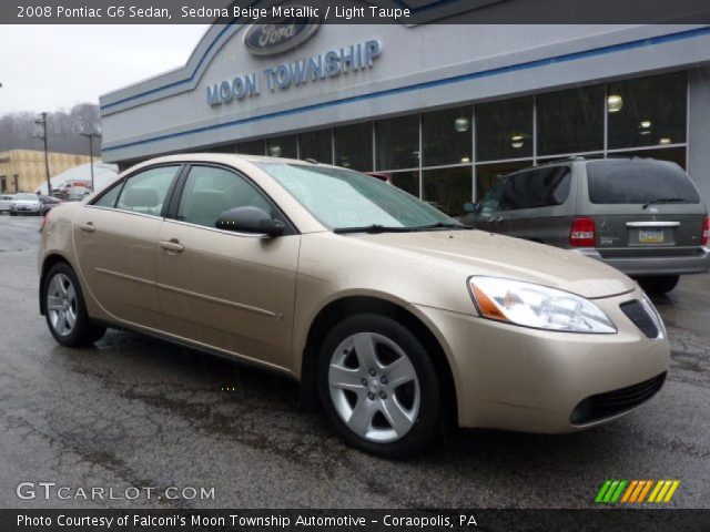 2008 Pontiac G6 Sedan in Sedona Beige Metallic