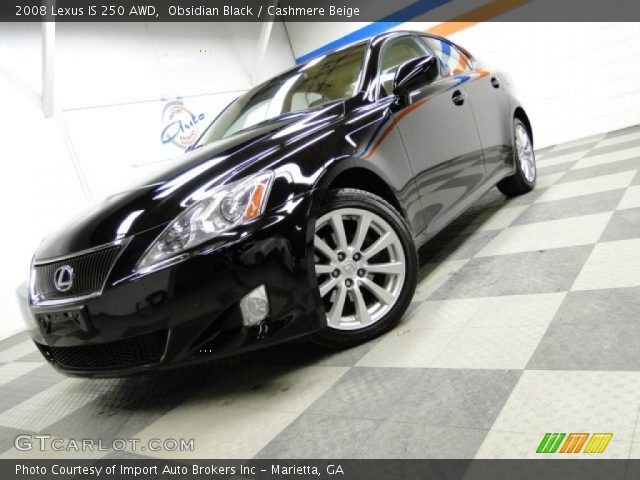 2008 Lexus IS 250 AWD in Obsidian Black