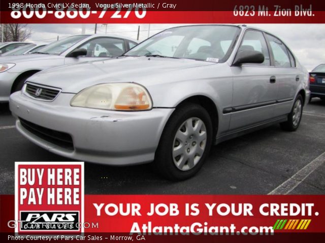 1998 Honda Civic LX Sedan in Vogue Silver Metallic