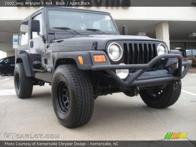 2002 Jeep Wrangler X 4x4 in Black