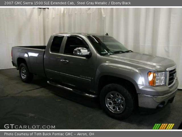 2007 GMC Sierra 1500 SLE Extended Cab in Steel Gray Metallic