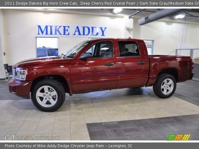 2011 Dodge Dakota Big Horn Crew Cab in Deep Cherry Red Crystal Pearl