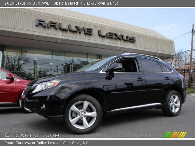 2010 Lexus RX 350 AWD in Obsidian Black