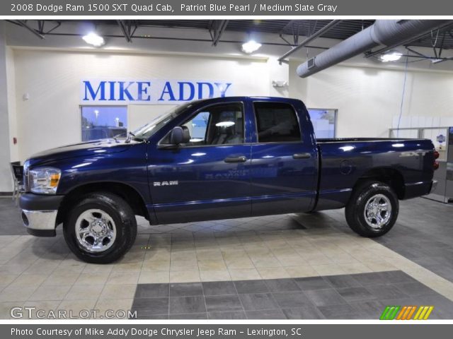 2008 Dodge Ram 1500 SXT Quad Cab in Patriot Blue Pearl