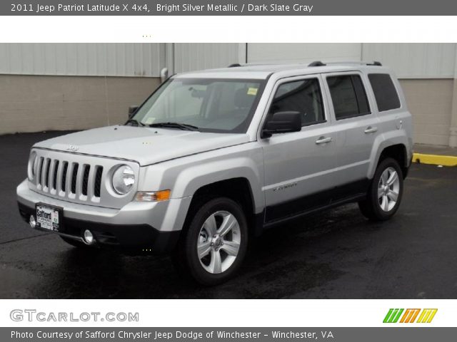 2011 Jeep Patriot Latitude X 4x4 in Bright Silver Metallic