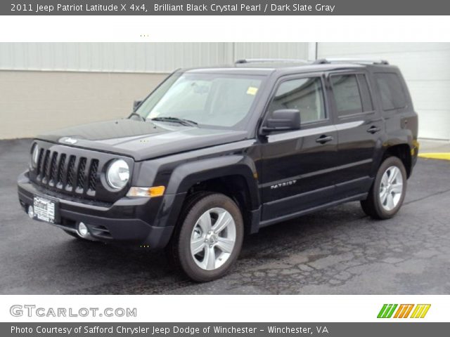 2011 Jeep Patriot Latitude X 4x4 in Brilliant Black Crystal Pearl