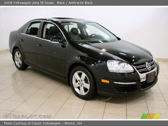 2008 Volkswagen Jetta SE Sedan in Black