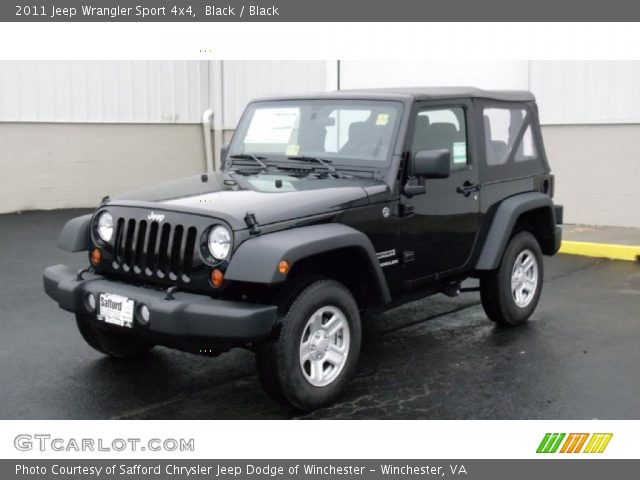 2011 Jeep Wrangler Sport 4x4 in Black