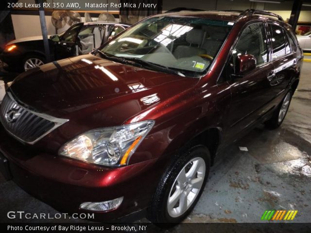 2008 Lexus RX 350 AWD in Matador Red Mica