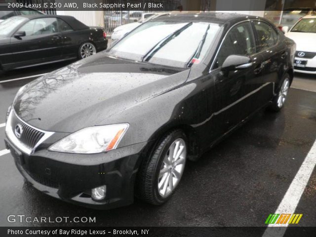 2009 Lexus IS 250 AWD in Black Sapphire Pearl