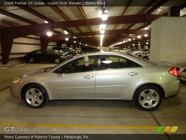 2008 Pontiac G6 Sedan in Liquid Silver Metallic