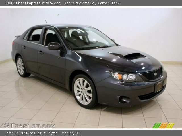 2008 Subaru Impreza WRX Sedan in Dark Gray Metallic