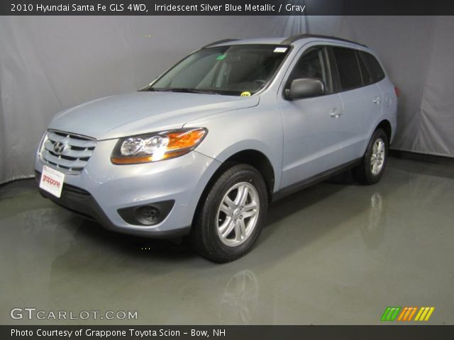 2010 Hyundai Santa Fe GLS 4WD in Irridescent Silver Blue Metallic