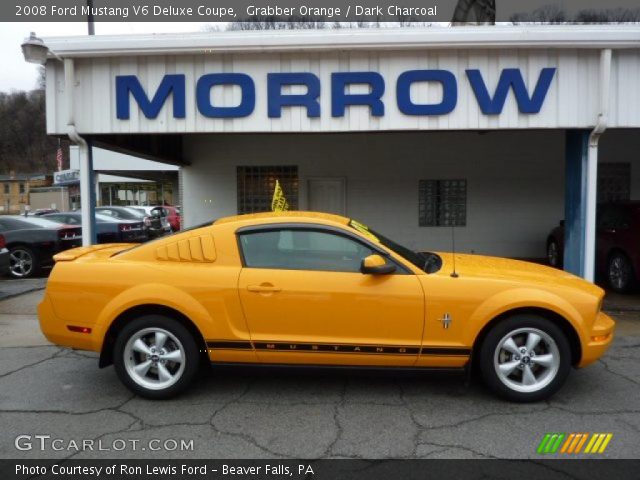 2008 Ford Mustang V6 Deluxe Coupe in Grabber Orange