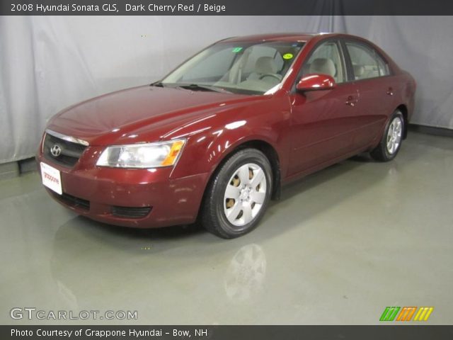 2008 Hyundai Sonata GLS in Dark Cherry Red