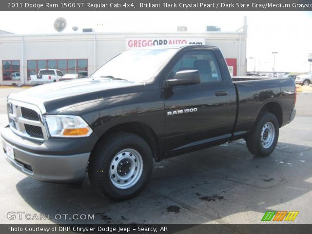 2011 Dodge Ram 1500 ST Regular Cab 4x4 in Brilliant Black Crystal Pearl