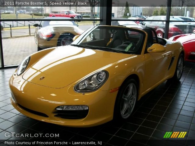 2011 Porsche Boxster S in Speed Yellow