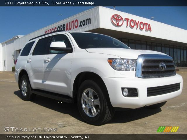 2011 Toyota Sequoia SR5 in Super White