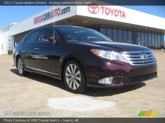 2011 Toyota Avalon Limited in Sizzling Crimson Mica