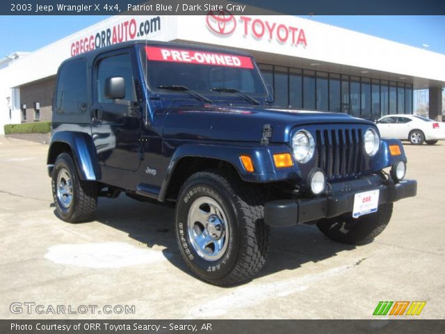 2003 Jeep Wrangler X 4x4 in Patriot Blue