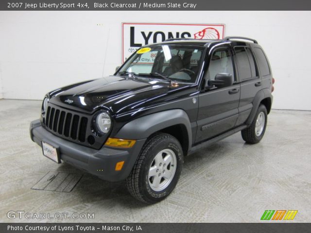 2007 Jeep Liberty Sport 4x4 in Black Clearcoat