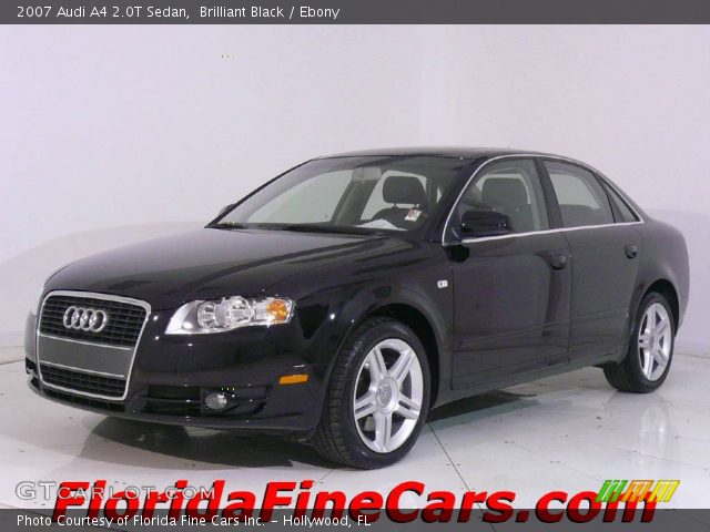 2007 Audi A4 2.0T Sedan in Brilliant Black