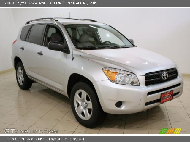 2008 Toyota RAV4 4WD in Classic Silver Metallic