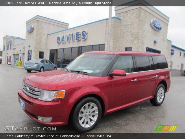 2009 Ford Flex SEL AWD in Redfire Metallic